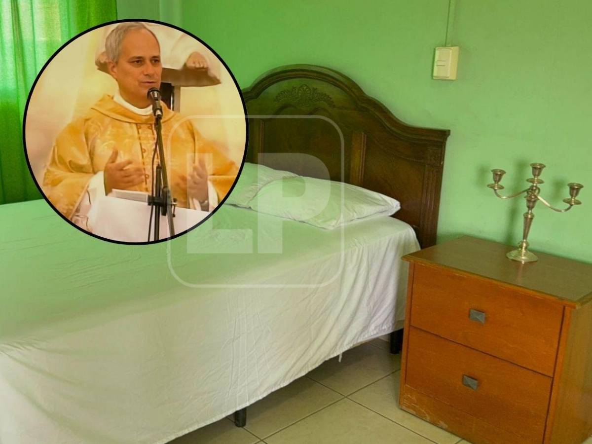 Fotos inéditas de la humilde habitación donde durmió el papa León XIV en Honduras