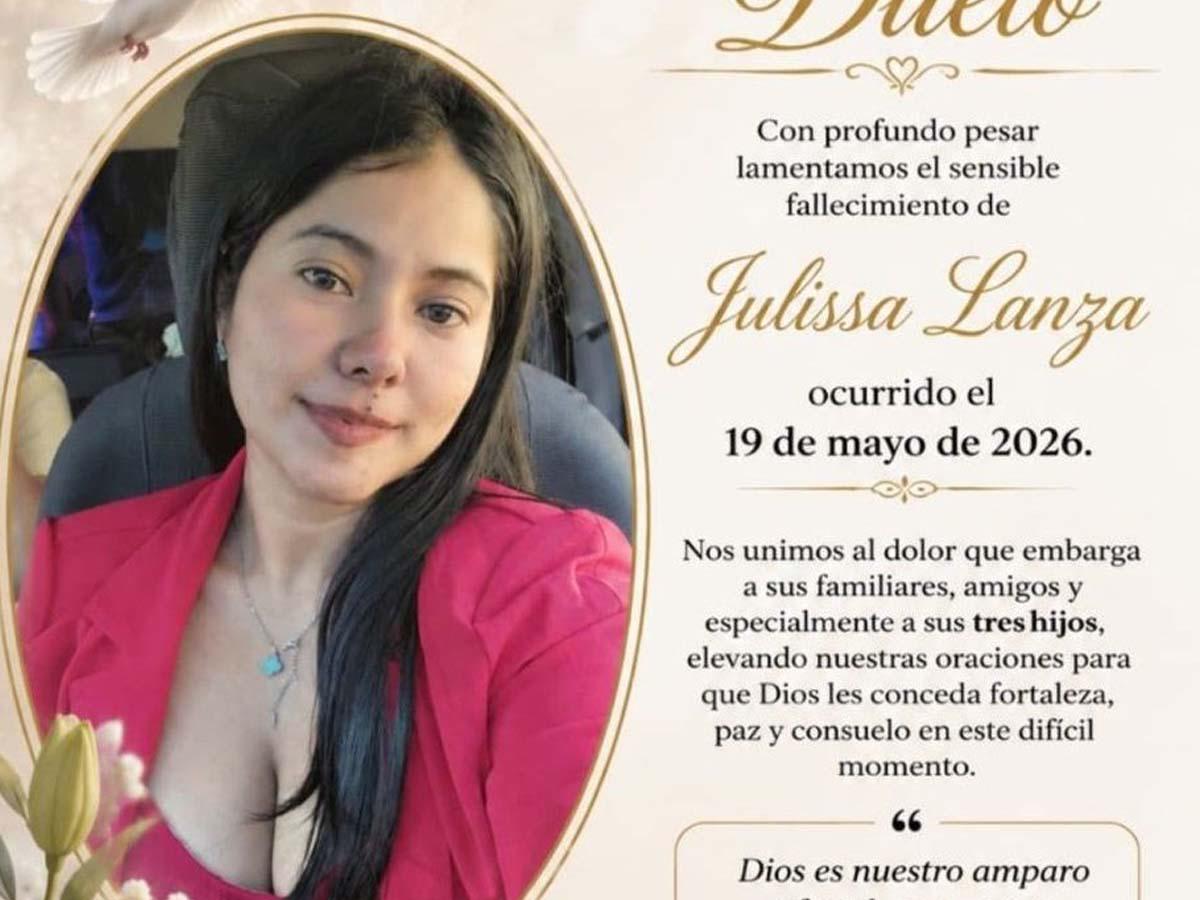Julissa Lanza luchó durante 12 días por su vida para seguir junto a sus tres hijos en Olancho