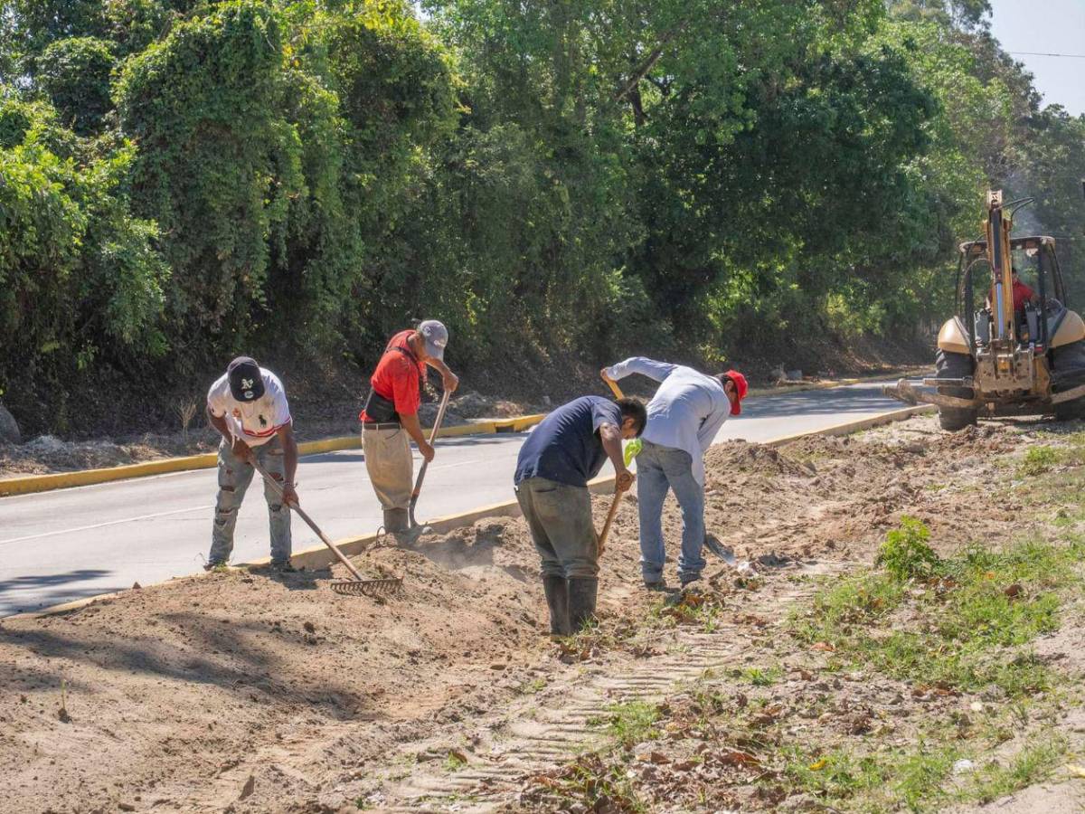 Así luce proyecto de trocha sur del bulevar de acceso a El Zapotal