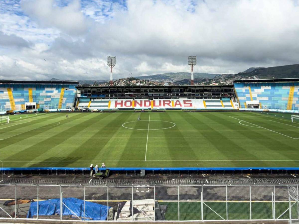 Así luce el Estadio Nacional horas antes del Honduras-Haití por eliminatorias