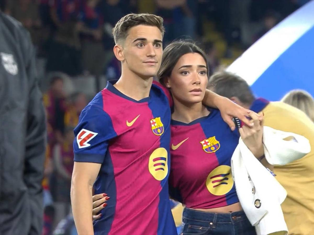 Barcelona festeja los títulos ante su afición, show de Lamine y Gavi presume a su novia