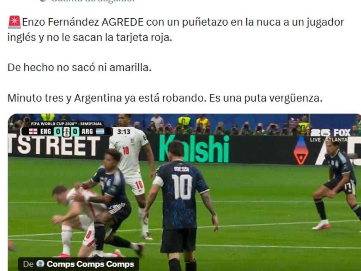 Indignación y denuncia de Inglaterra tras caer ante Argentina: Es una vergüenza