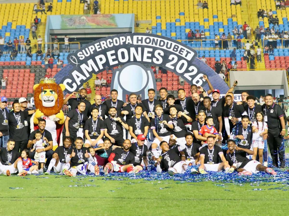 Olimpia festeja la Supercopa de Honduras, gran gesto de Motagua, el MVP y tristeza azul