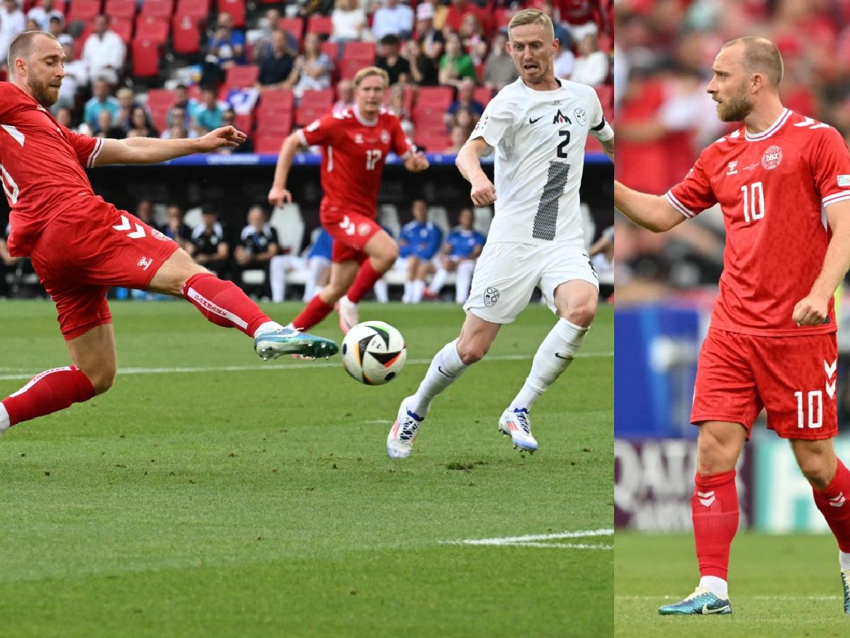 Eriksen vuelve a lo grande: así fue su gol tras paro cardíaco en Euro 2021