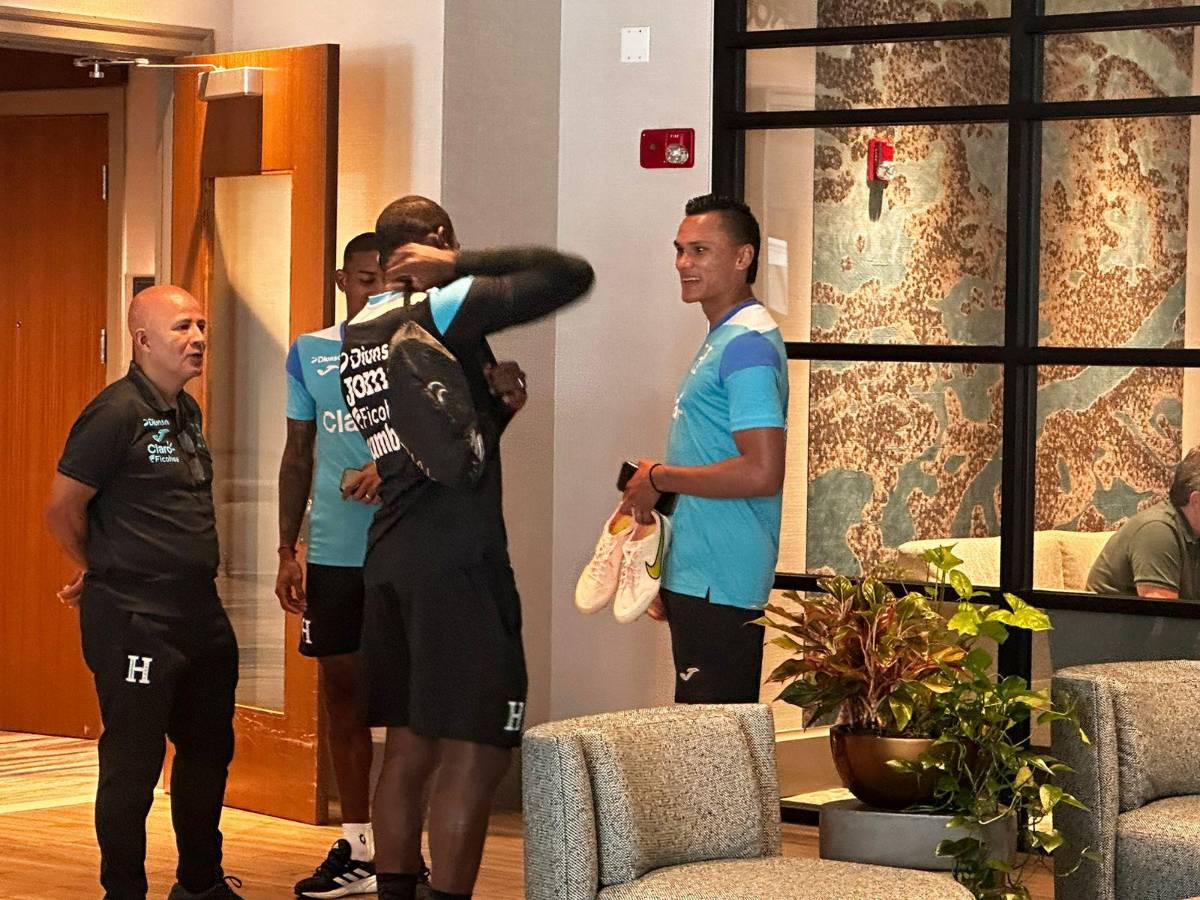 Denil Maldonado tras sumarse a la concentración de la Selección de Honduras.