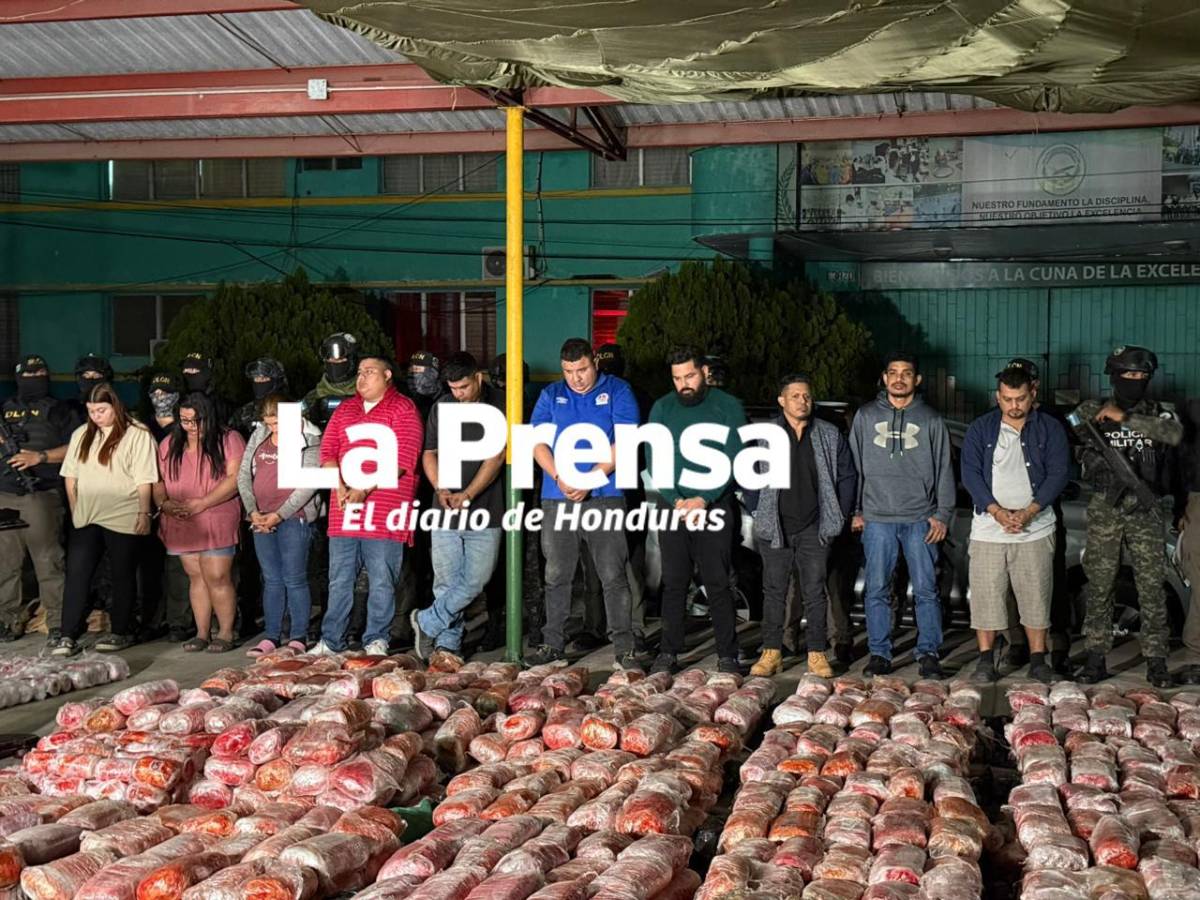 Fotos del histórico golpe a la MS: decomisan 25 millones en drogas, armas y hasta granadas