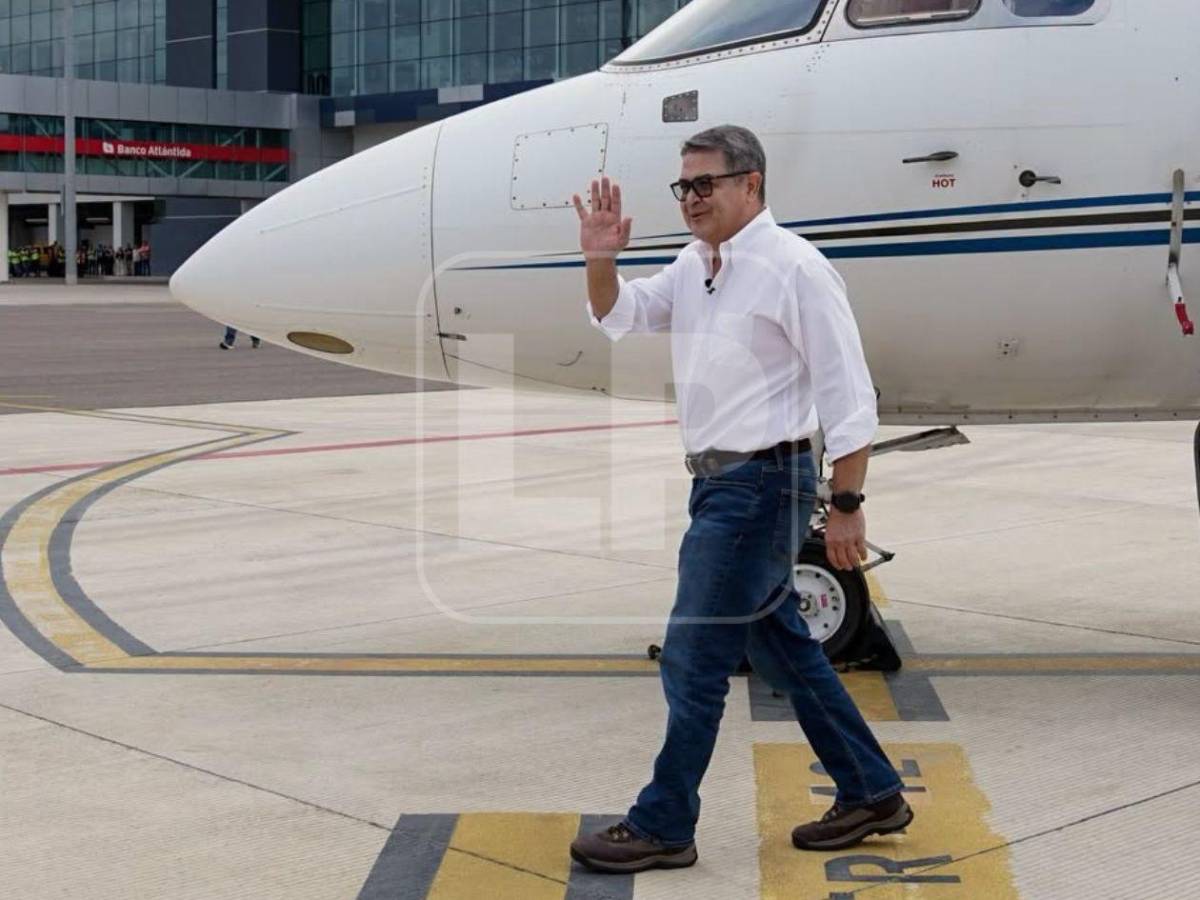 Revelan quién pagó el viaje privado de regreso de JOH a Honduras y cuánto costó