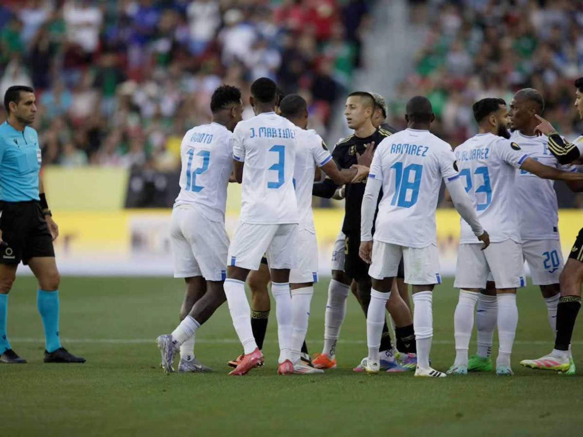 México vs Honduras: así fue el zafarrancho en Copa Oro y el motivo que empezó la pelea