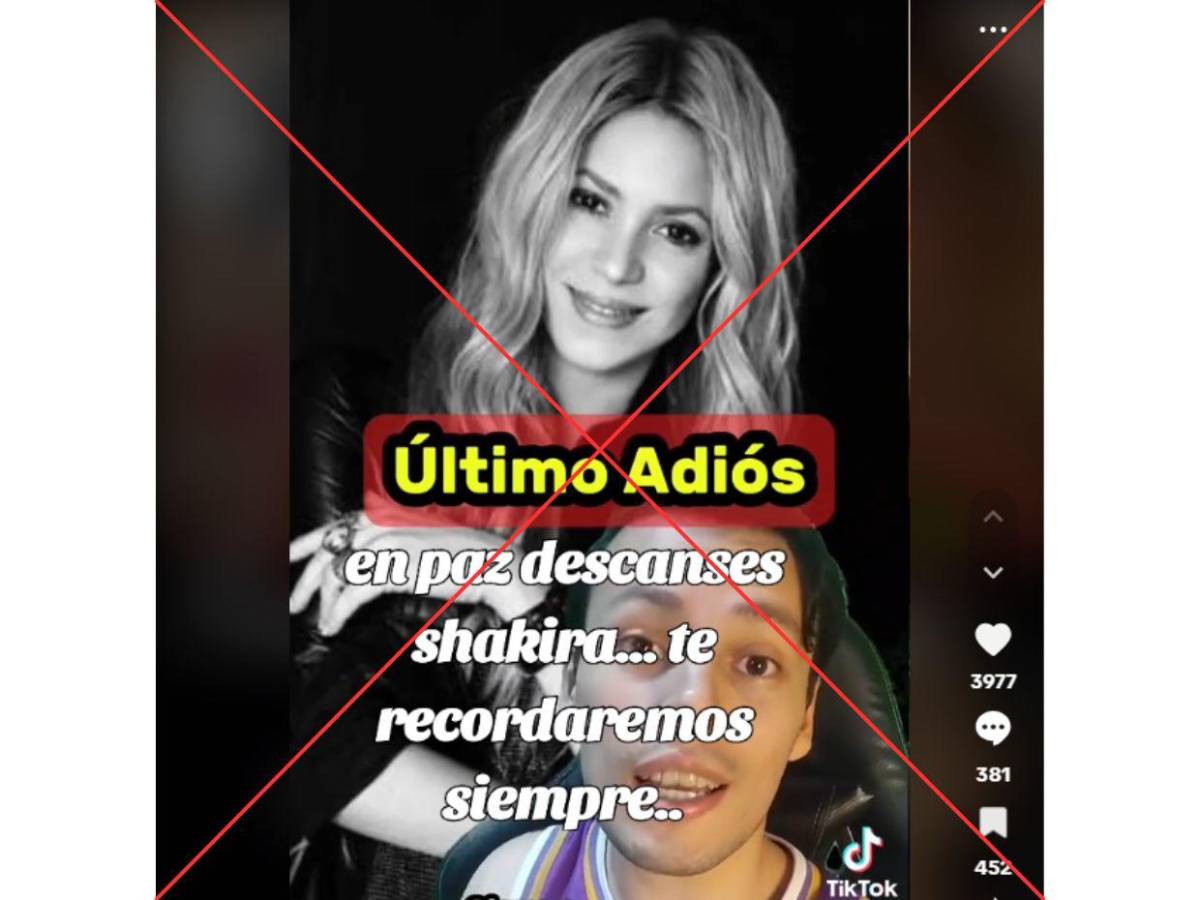 <p>Captura de pantalla a una publicación de TikTok hecha el 28 de noviembre de 2024, adaptada a esta cartela.</p>