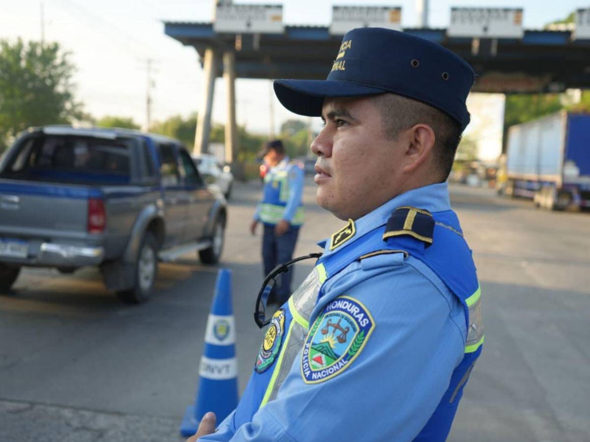 Zonas de control policial en San Pedro Sula durante el Feriado Morazánico