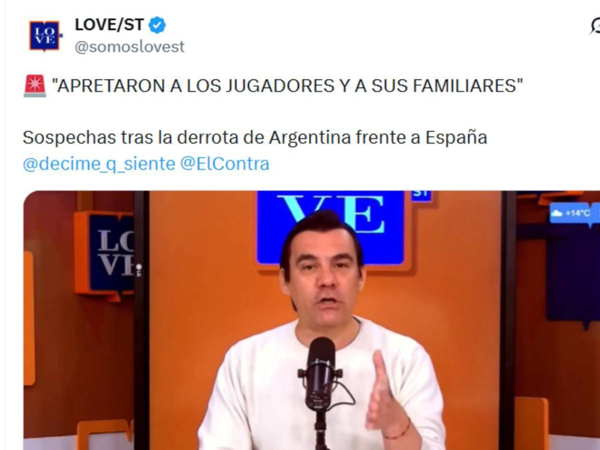 Apretaron a futbolistas y familiares de Argentina, no podían ganar la final