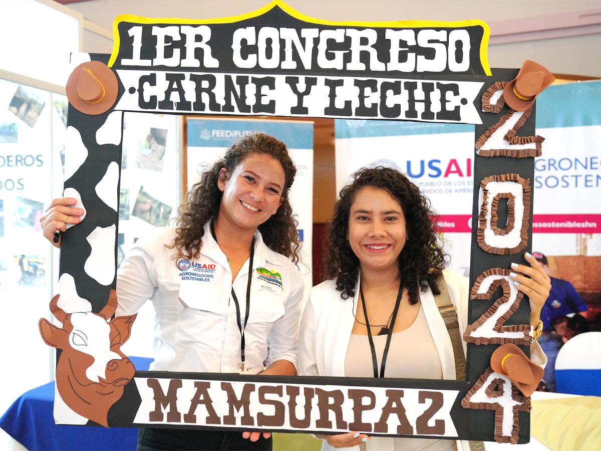 Socios y aliados del Primer Congreso de Carne y Leche: Lácteos Nelly, Mancomunidad de los municipios del sur de La Paz - MAMSURPAZ, EACP Celaque y SAGO Olanchito.