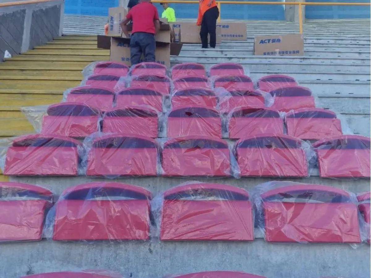 Así luce el Estadio Nacional con la instalación de sus nuevas butacas