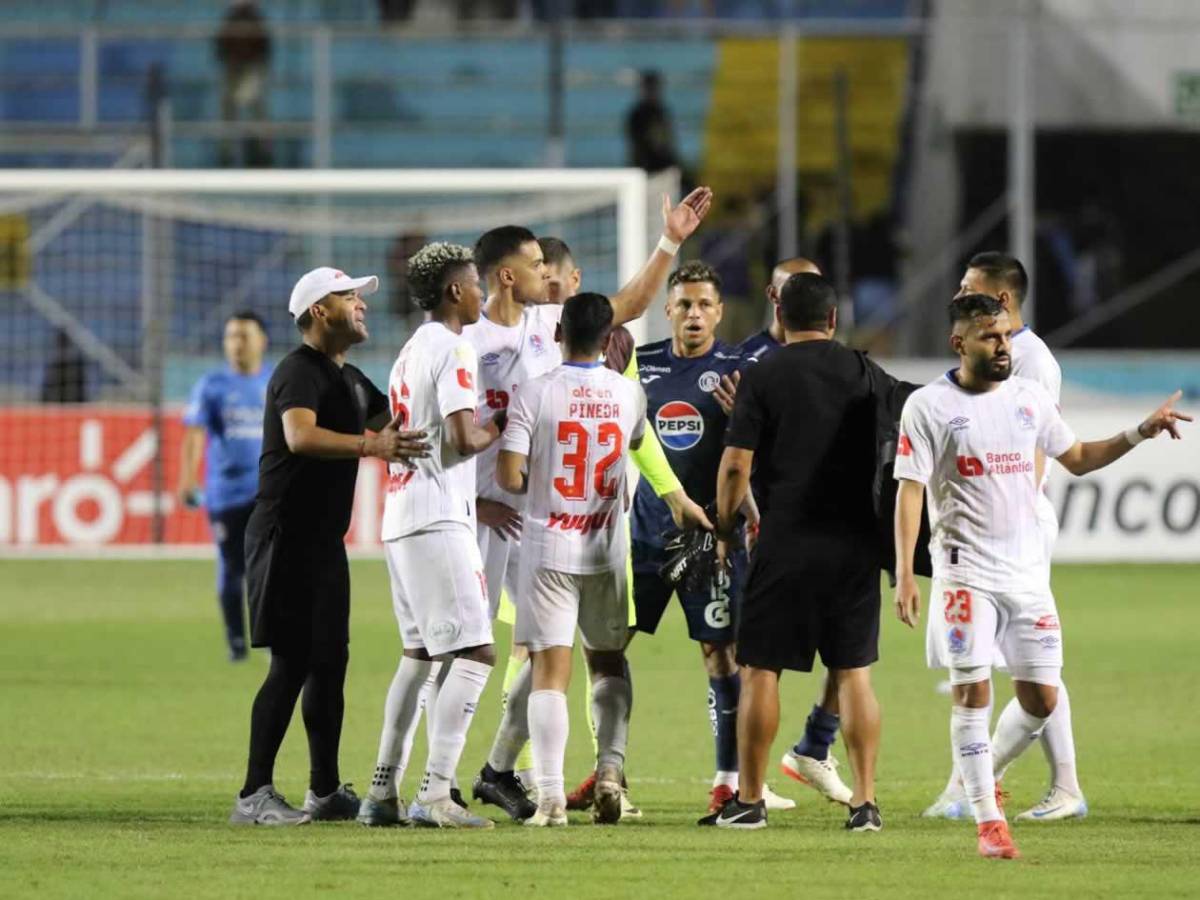 Olimpia amarga a Motagua, bronca y vergonzoso acto de Rodrigo Auzmendi