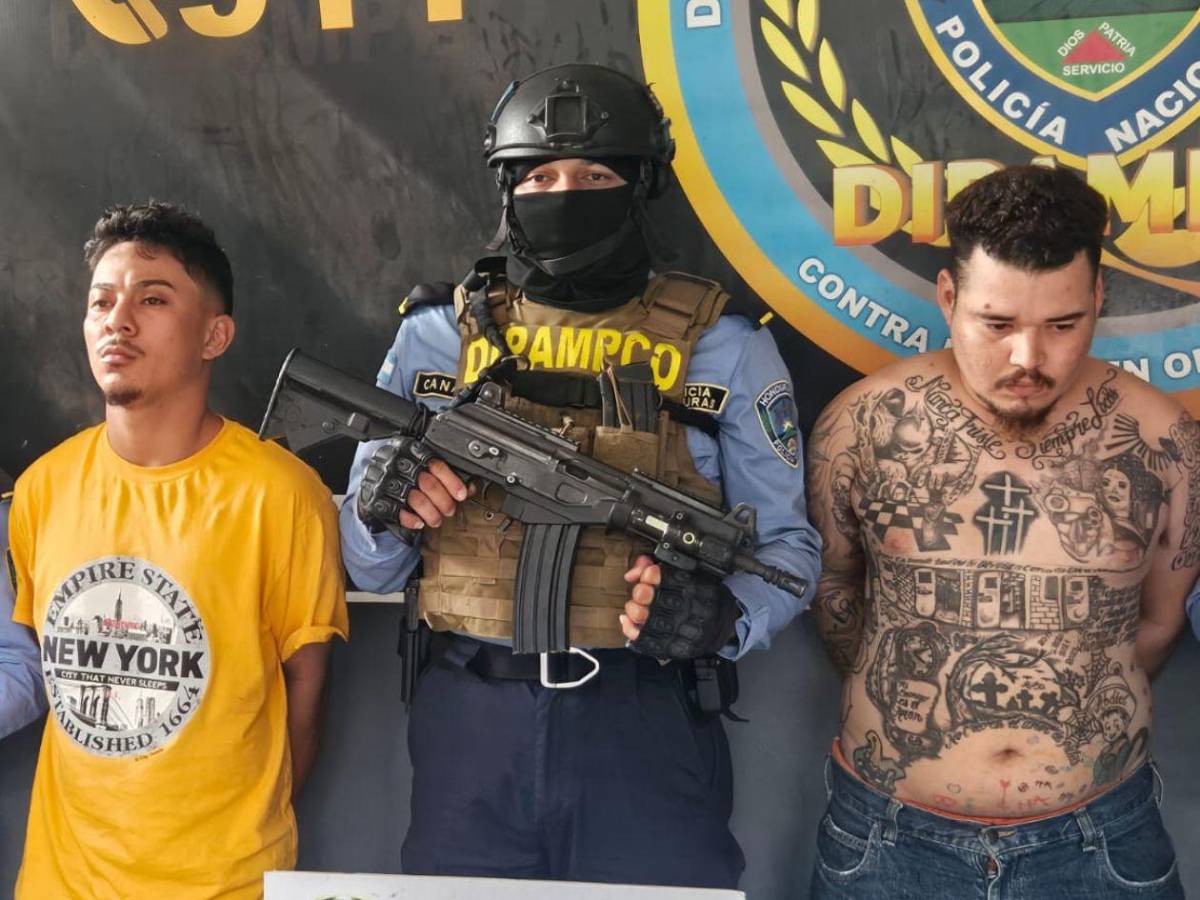 Capturan a Mencho junto a otros supuestos pandilleros de la MS-13 en La Lima