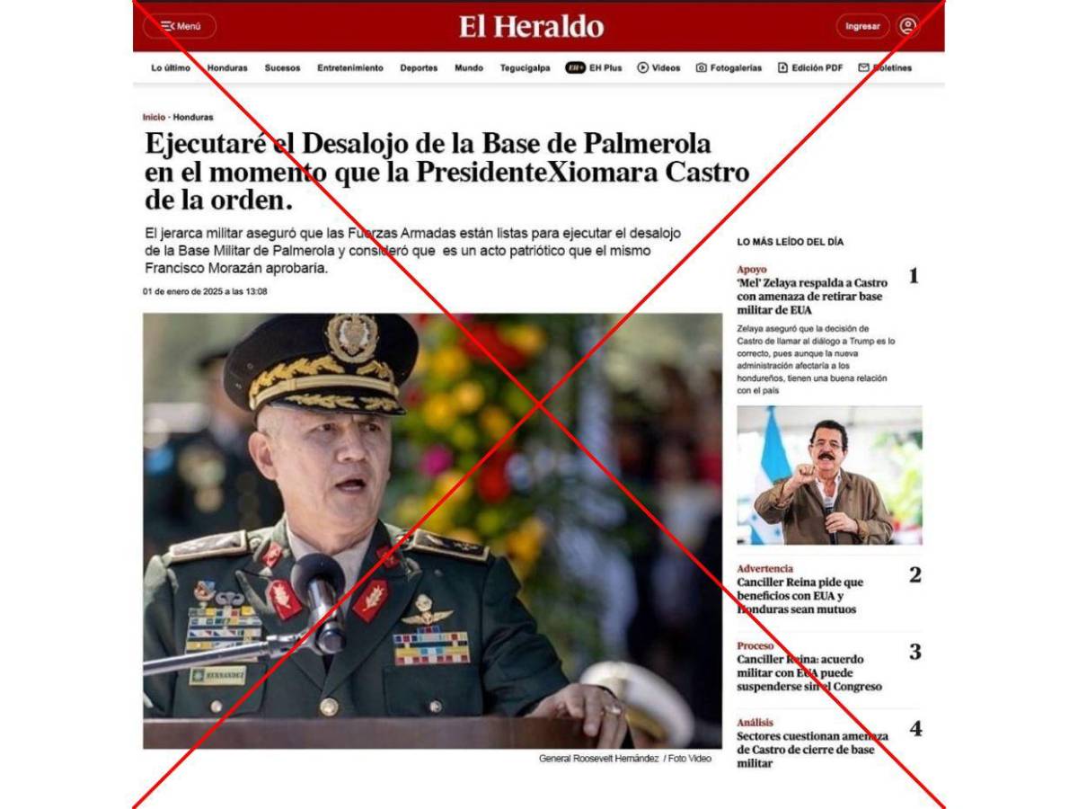 <p>Captura de pantalla a una imagen que circula en WhatsApp realizada el 3 de enero de 2025.</p>