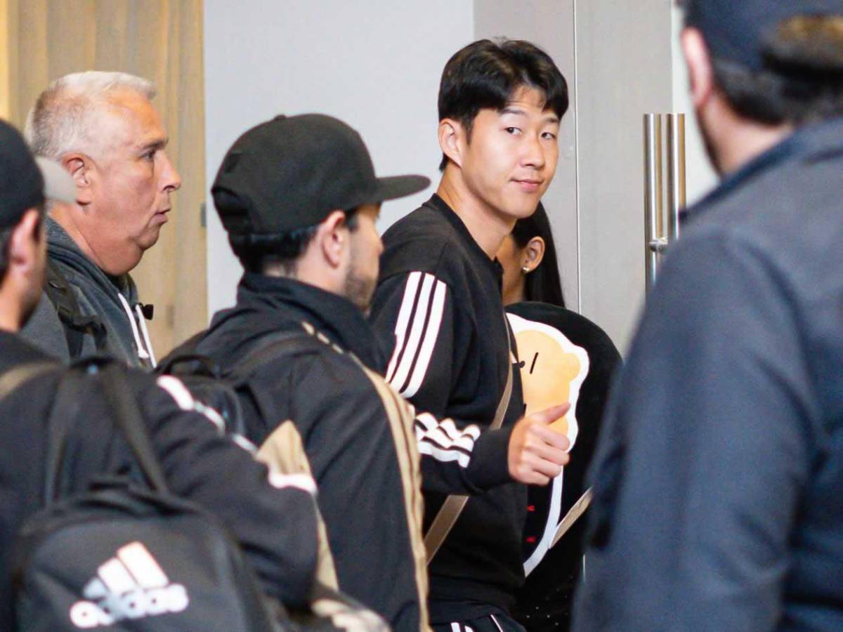 Los Angeles FC llega a Honduras con sus estrellas: el gesto de Heung-min Son