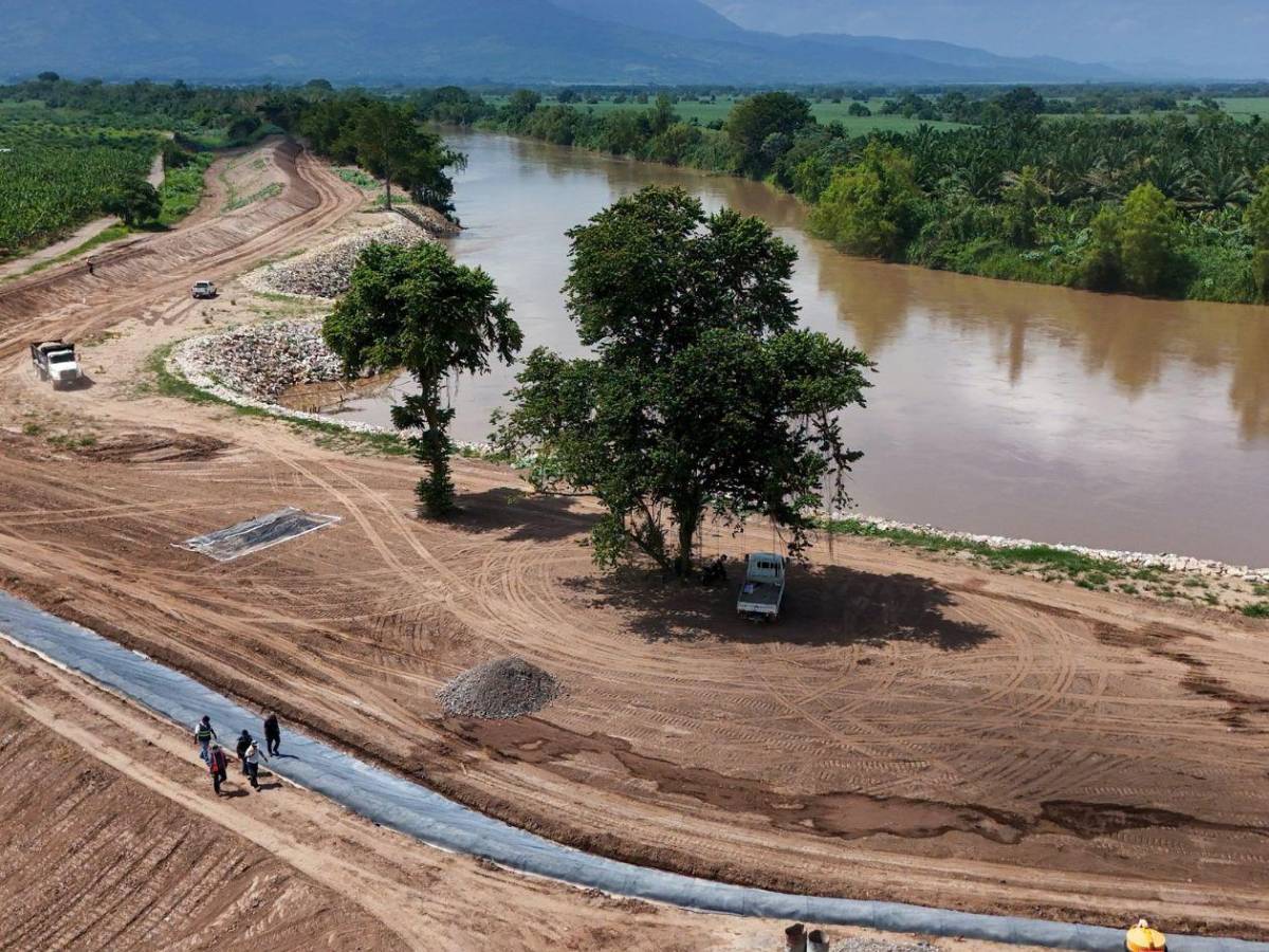 Así funciona la “malla de concreto” que Honduras prueba en bordos del valle de Sula
