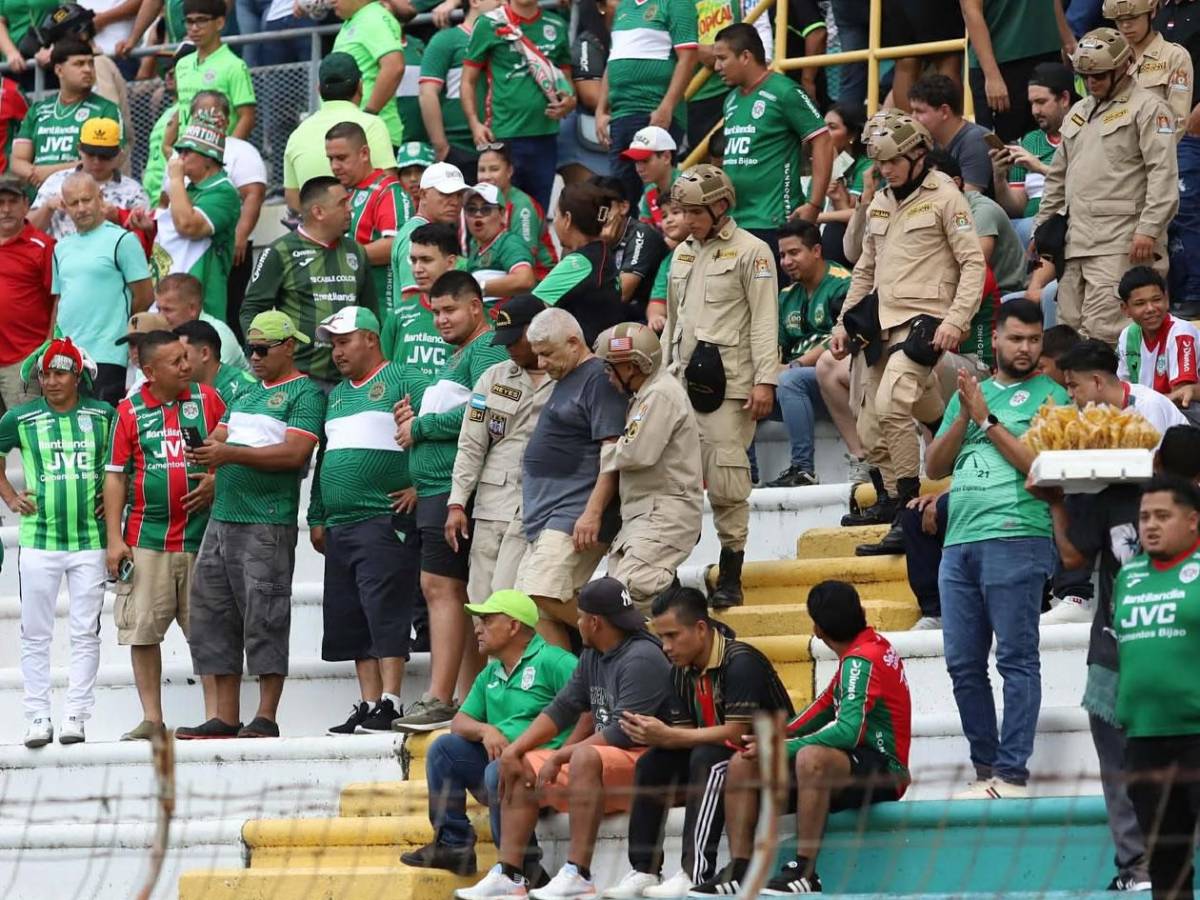 Árbitra cautiva, bellas chicas y un incidente en la final Marathón vs Olimpia