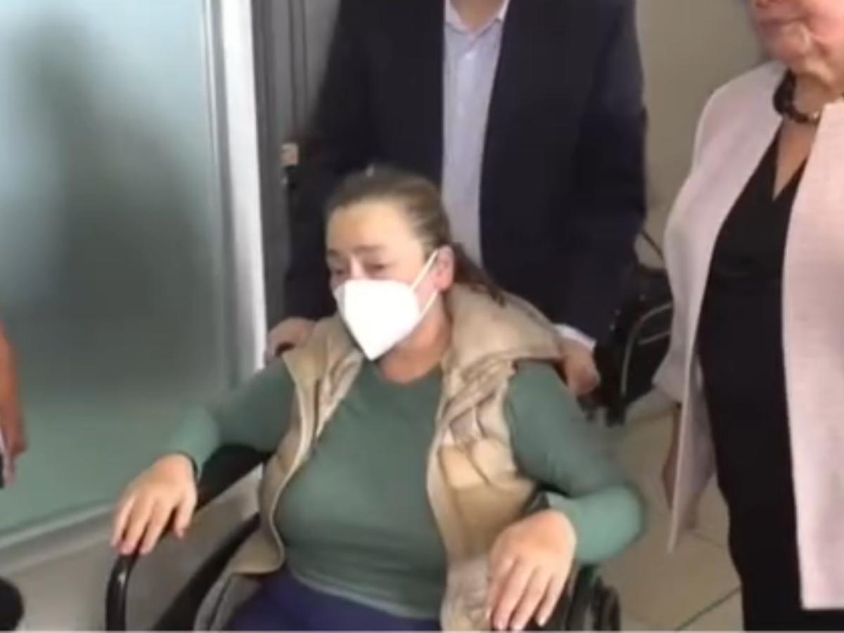 Rocío Tábora se presenta ante los juzgados; fue enviada a centro penal