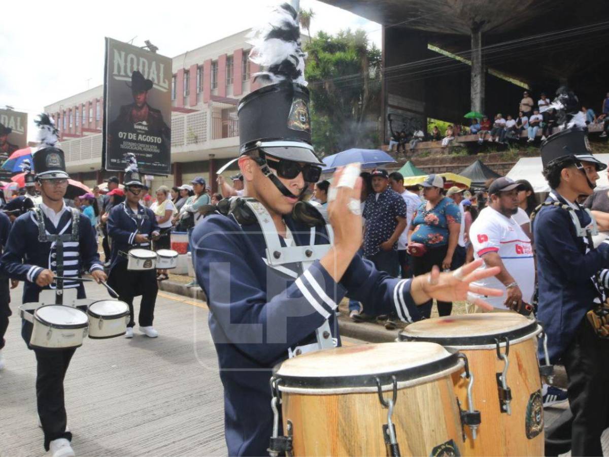 Bandas que destacan en los desfiles patrios 2025 en Honduras