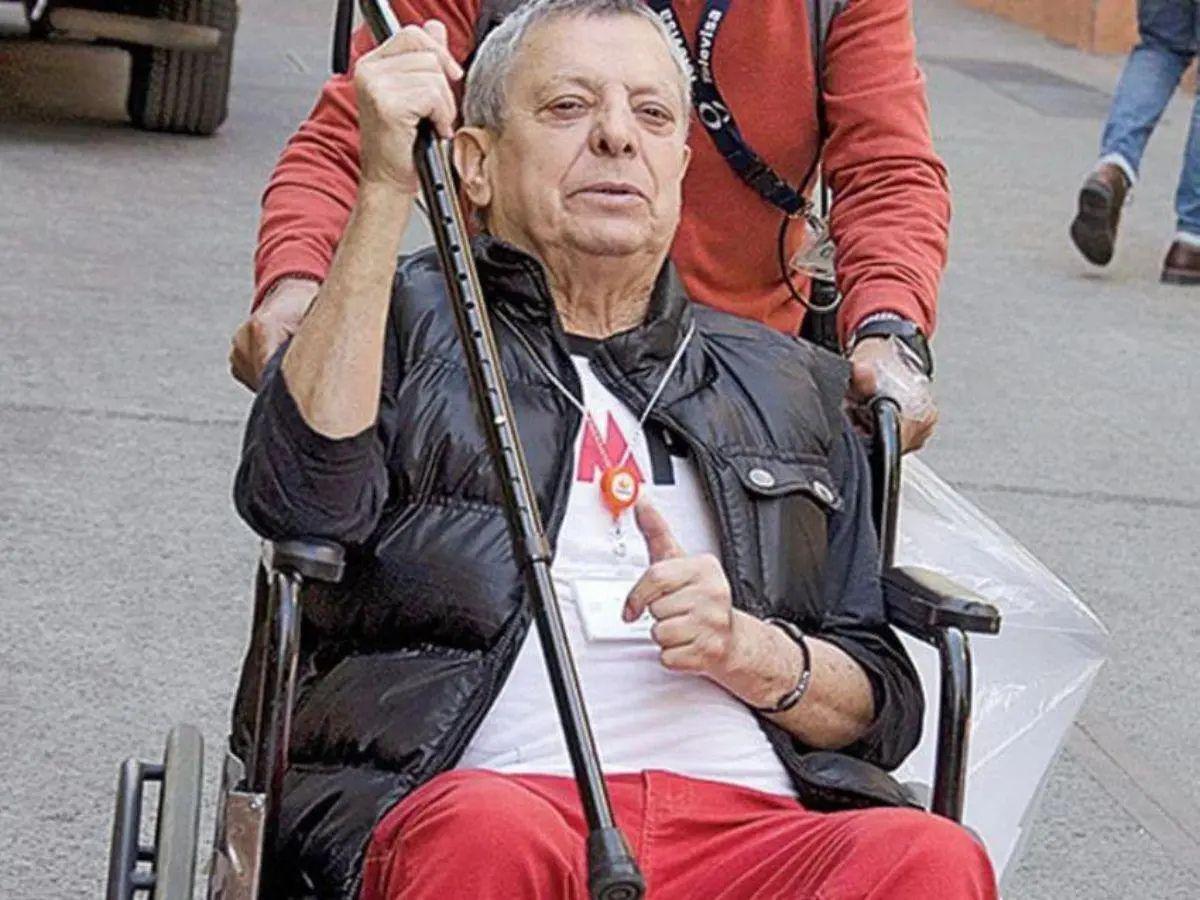 César Bono, con dos costillas rotas tras fuerte caída en su casa