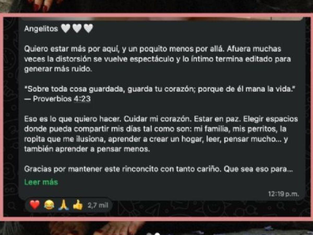 Ángela Aguilar manda preocupante mensaje a sus fans: ¿se retira?