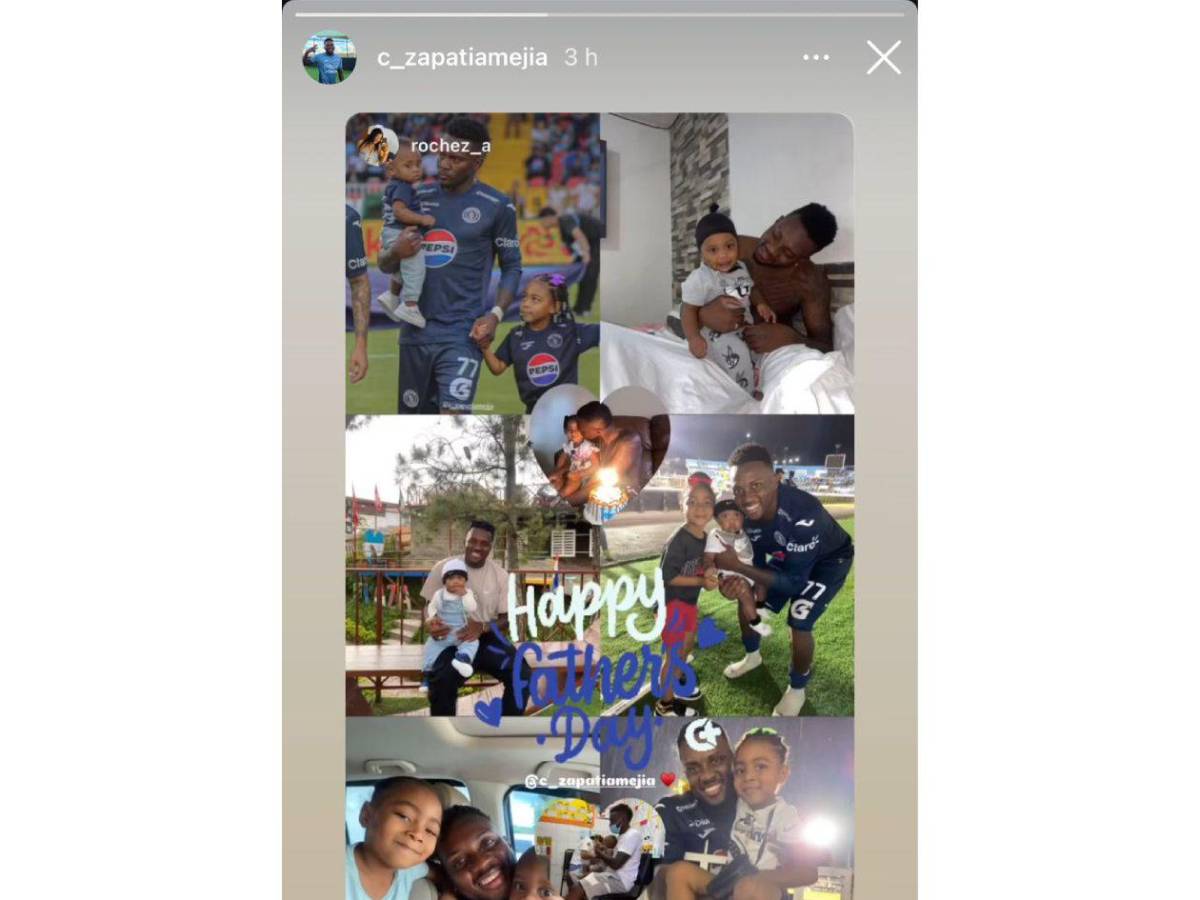 Esposas y sus tiernos mensajes a futbolistas hondureños en el Día del Padre