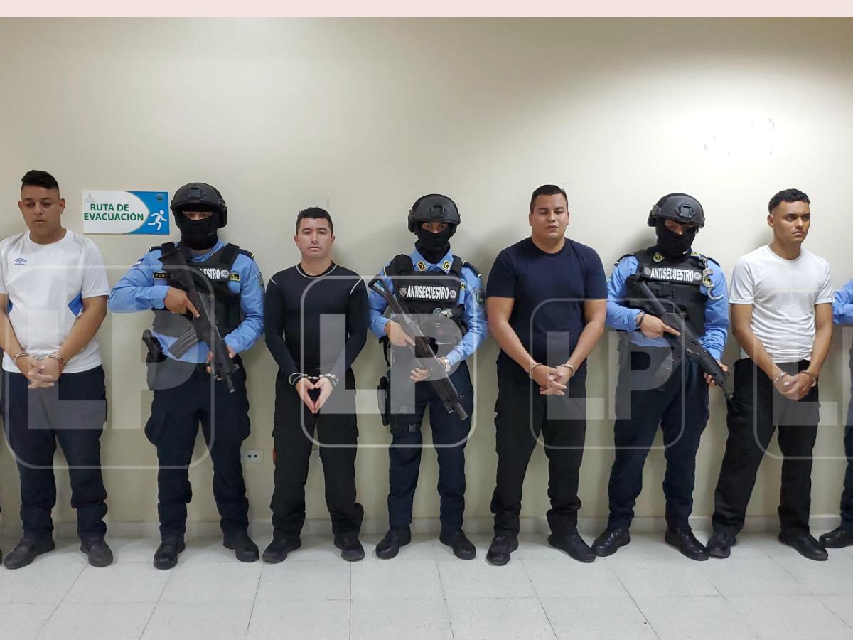 Capturan a cinco agentes de la Dipampco por secuestro (FOTOS)
