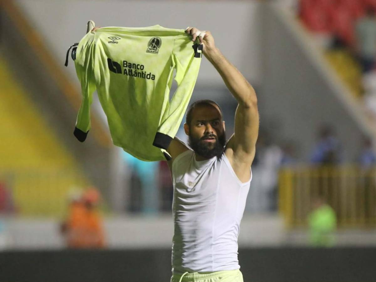 Enfado de Olimpia, dardo de Menjívar a barra de Motagua y festejo de Rodrigo de Olivera