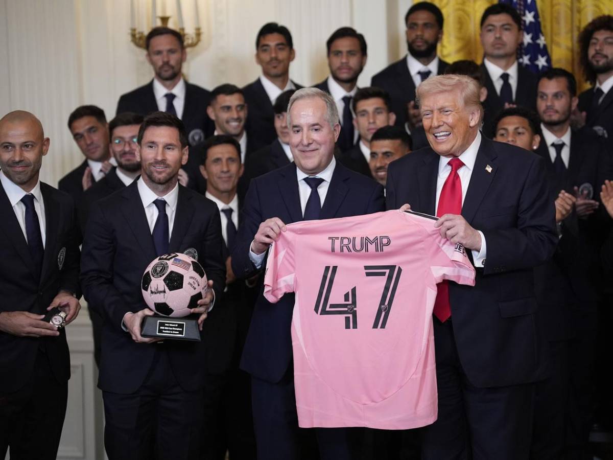 Messi visita a Trump y su reacción cuando mencionó a Cristiano: hondureño en la Casa Blanca