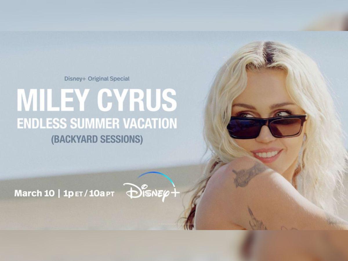 Imagen oficial de Miley Cyrus - Endless Summer Vacation.