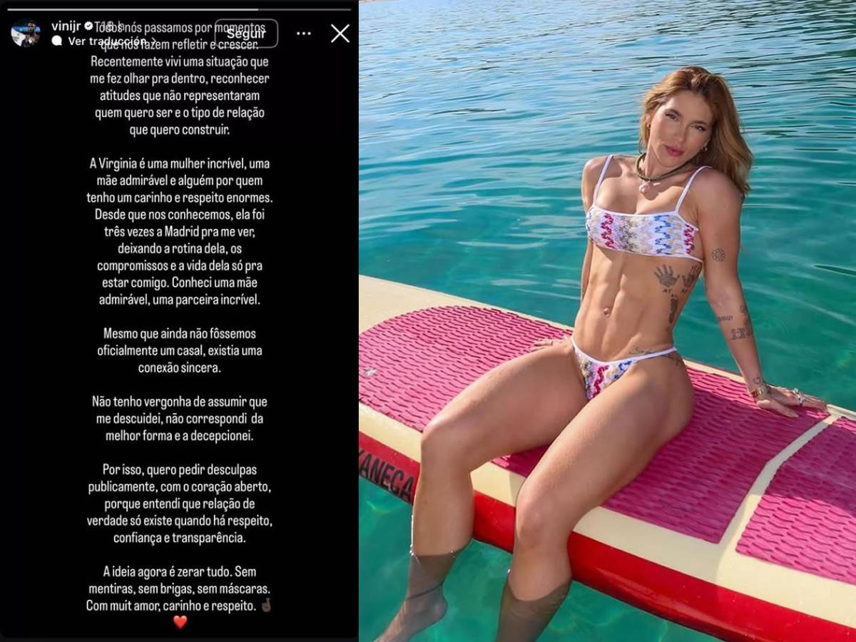 Vinicius envuelto en triángulo amoroso: modelo destapa infidelidad y la reacción del brasileño