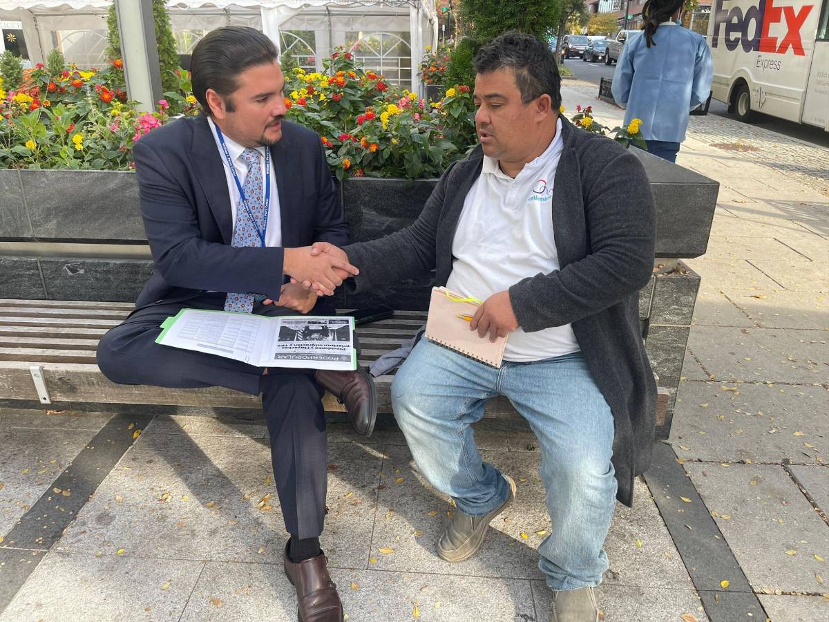 Hondureños suspenden huelga de hambre en la embajada de Honduras en Washington