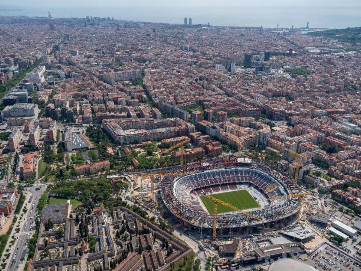 Barcelona muestra impresionantes nuevas imágenes del Spotify Camp Nou