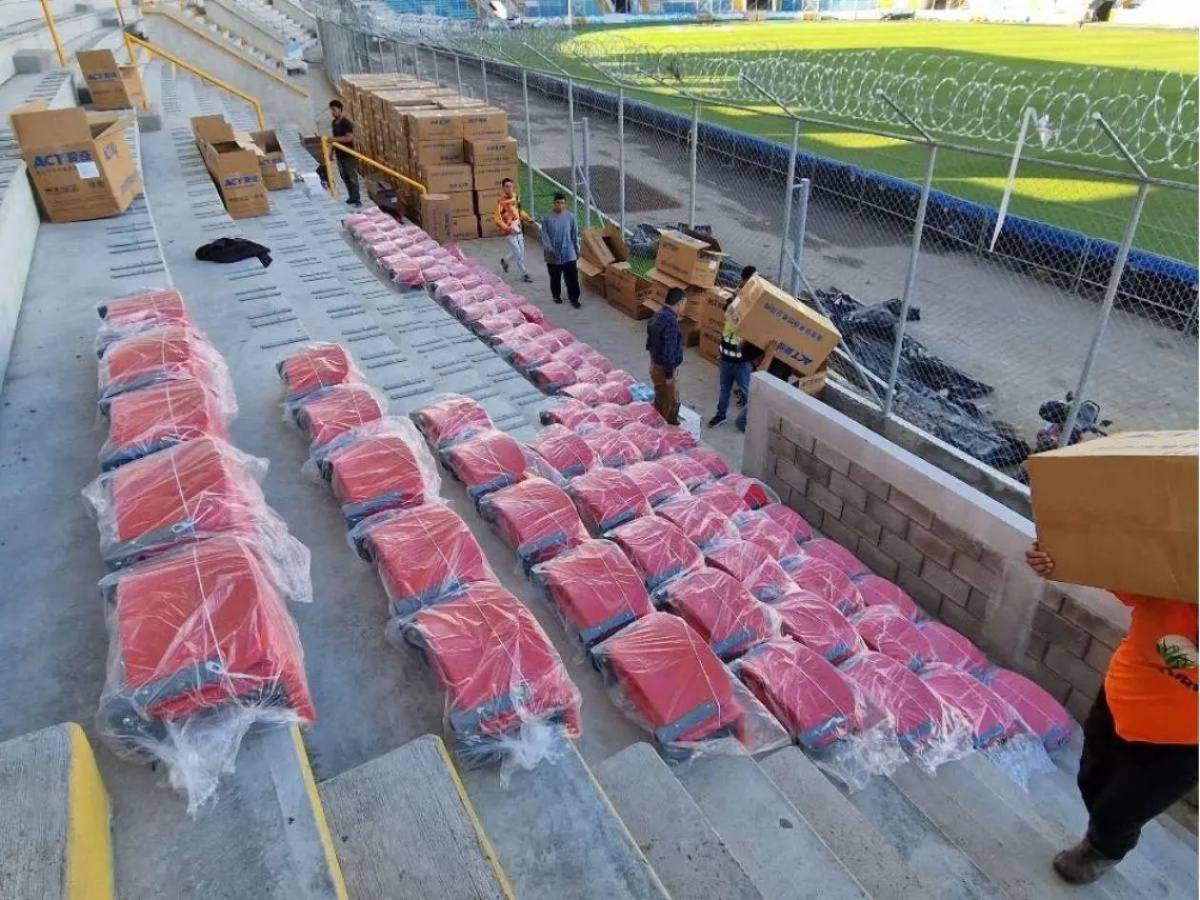 Así luce el Estadio Nacional con la instalación de sus nuevas butacas