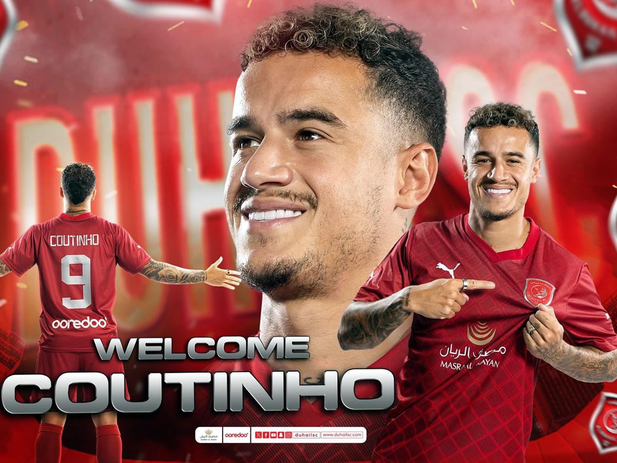 Oficial: Coutinho se va de Europa y jugará exótica liga