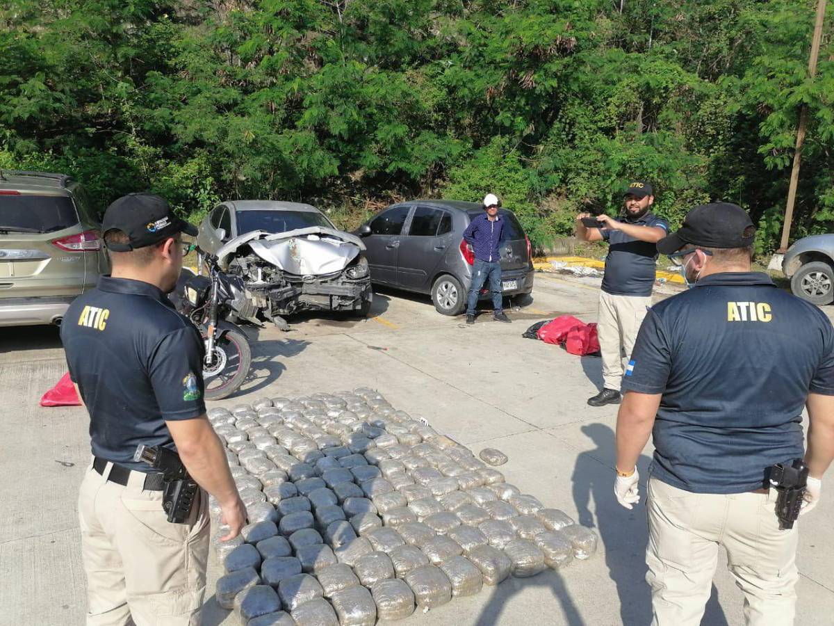 Interceptan cargamento de marihuana en la CA-5