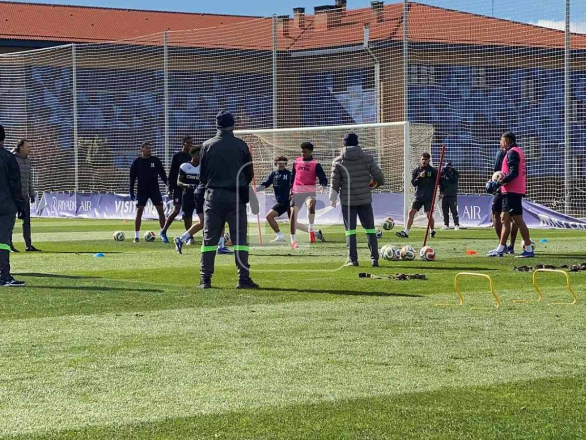 Último entreno de Honduras en sede del Atlético y nuevo look de Palma vs Perú