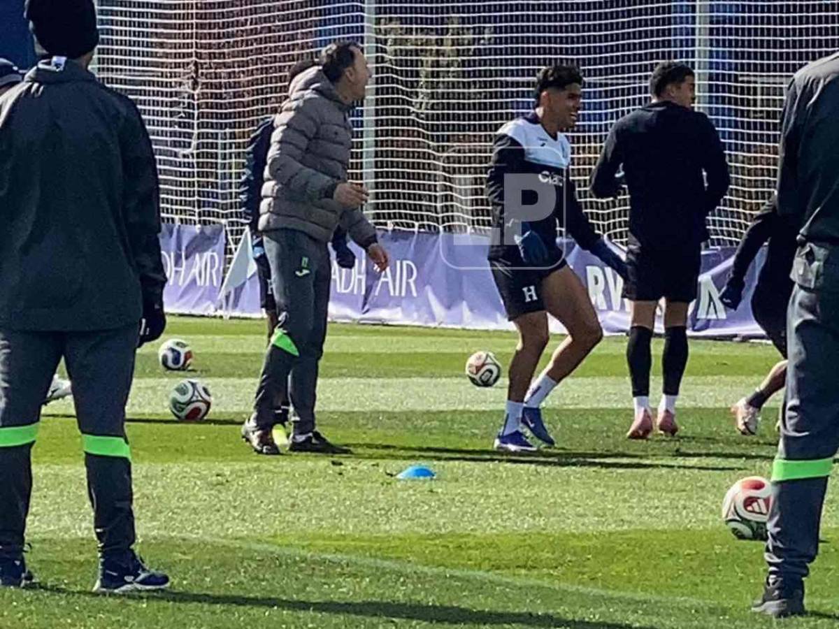 Último entreno de Honduras en sede del Atlético y nuevo look de Palma vs Perú
