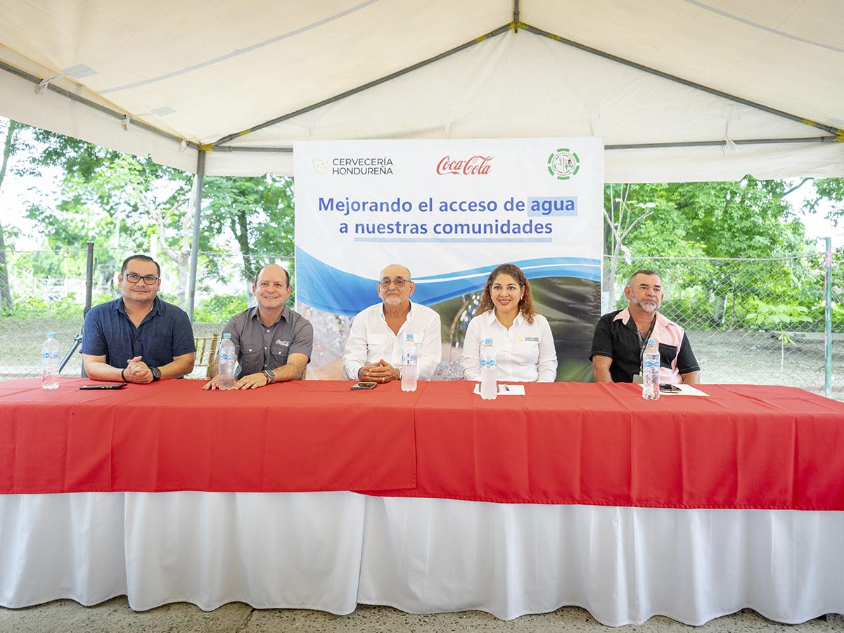 Gracias a los proyectos de acceso de agua que Coca-Cola y su socio embotellador local Cervecería Hondureña, se logrará beneficiar más de 11 mil hondureños.