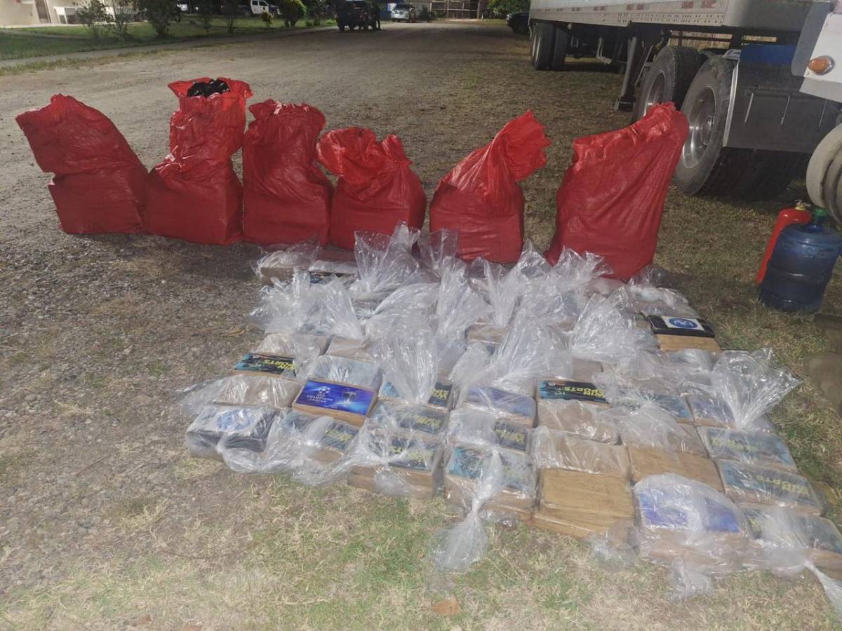 En caletas: sube a 786 kilos decomiso de cocaína a hondureños