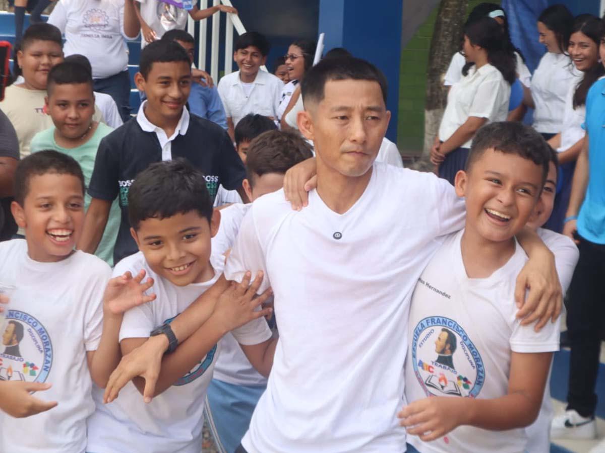 Shin Fujiyama inaugura edificio educativo en Ilanga, Colón, con apoyo de Nayib Bukele