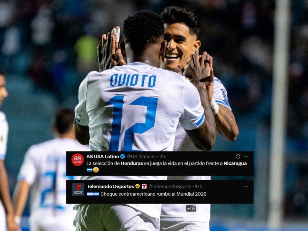 Así reacciona la prensa antes del duelo Nicaragua–Honduras por eliminatorias
