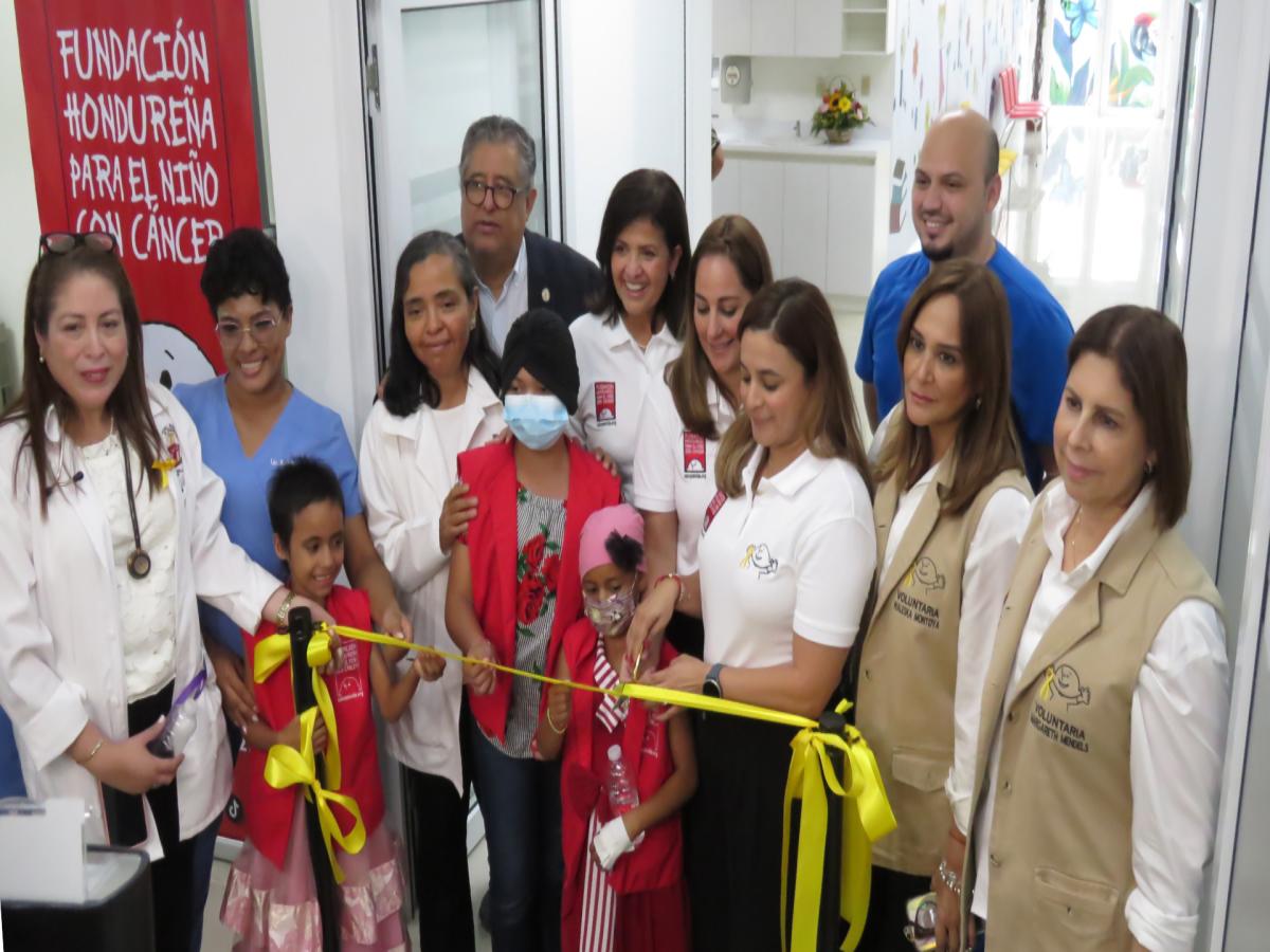 Fundación Hondureña para el Niño con Cáncer inaugura sala de Hemato Oncología Pediátrica en el Catarino