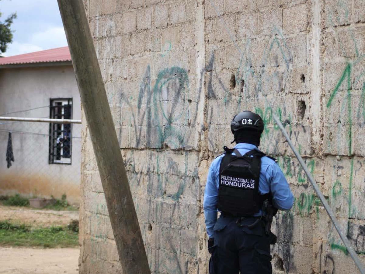 Guaimaca inicia eliminación de grafitis de pandillas tras reformas penales