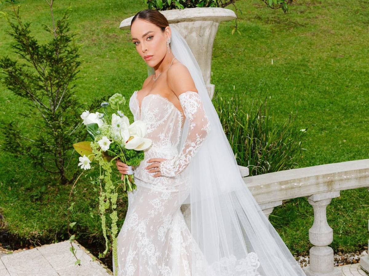Así de espectacular lució Sara Corrales el día de su boda