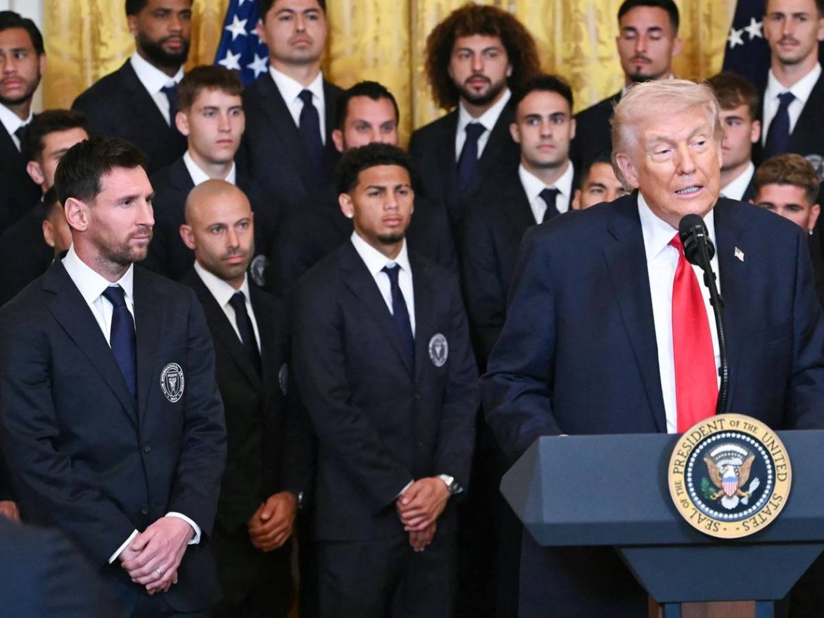 Messi visita a Trump y su reacción cuando mencionó a Cristiano: hondureño en la Casa Blanca