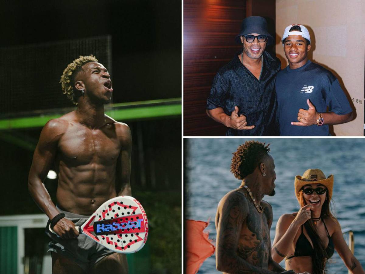 Vacaciones de lujo: Vinícius con su ídolo y Endrick celebrando su luna de miel