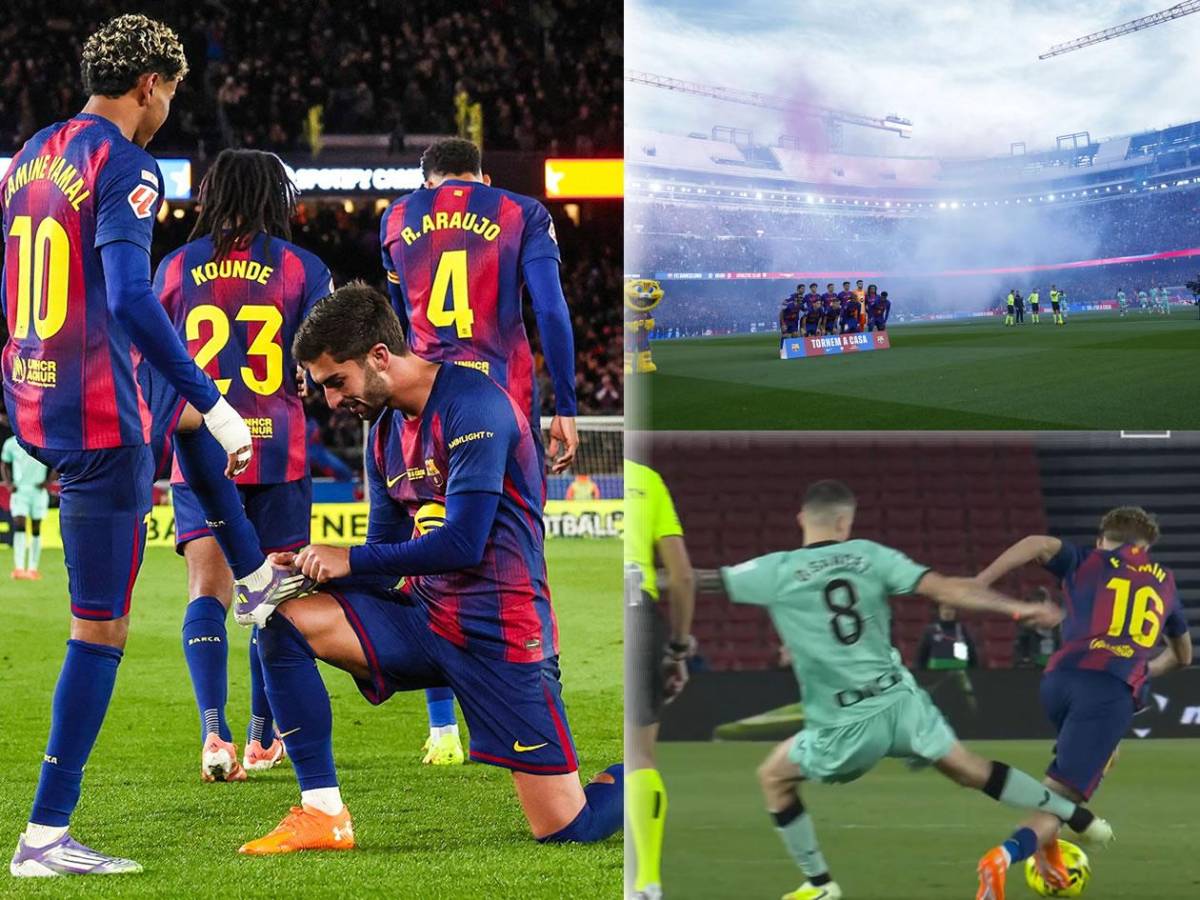 Barcelona volvió al Camp Nou: fiesta, Messi 'apareció' y agresión que indigna